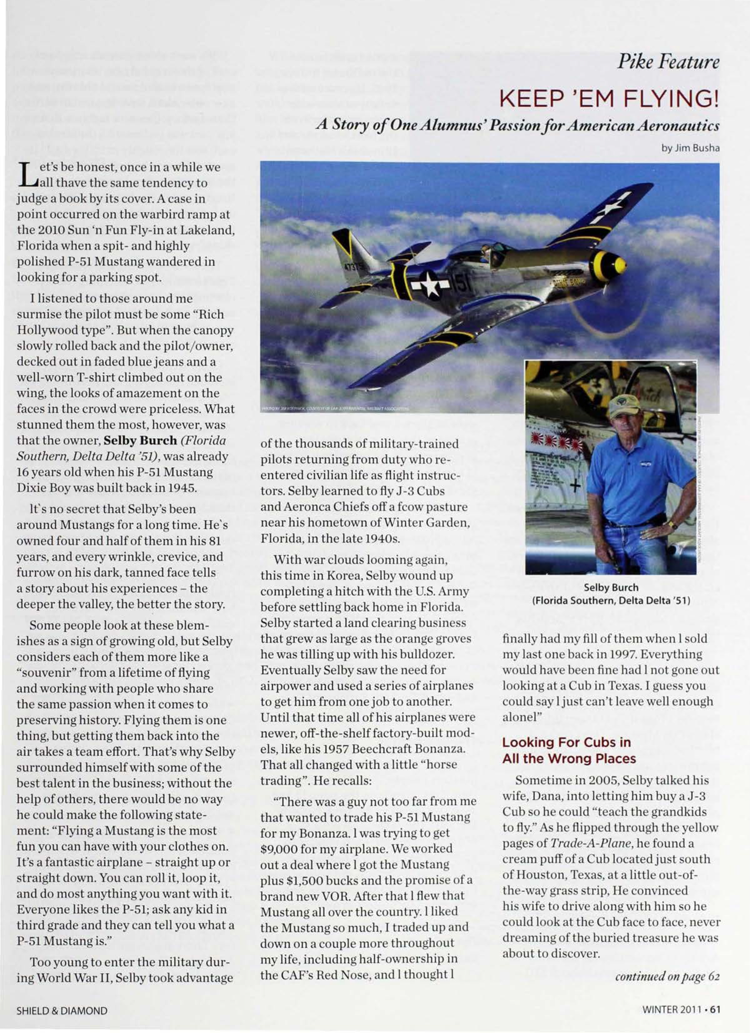 Pike Feature: Keep' EM Flying, Spring 2012